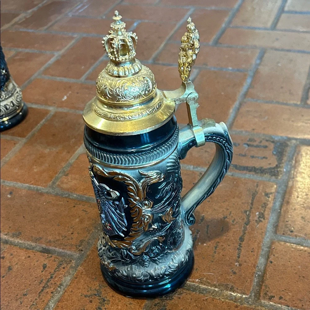Limited Edition Zöller &  Born German Eagle Beer Stein with Gilded Royal Crown